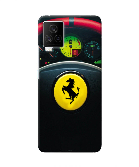Ferrari Steeriing Wheel iQOO 7 Legend 5G Real 4D Back Cover