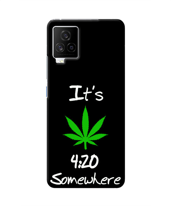 Weed Quote iQOO 7 Legend 5G Real 4D Back Cover