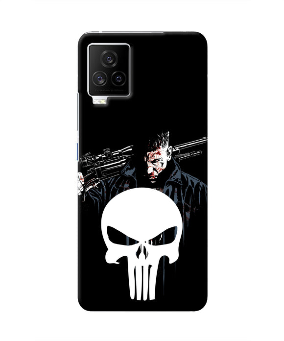 Punisher Character iQOO 7 Legend 5G Real 4D Back Cover