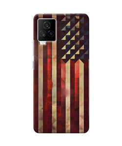 Vintage US flag iQOO 7 Legend 5G Back Cover