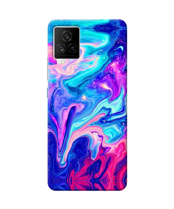 Abstract colorful water iQOO 7 Legend 5G Back Cover