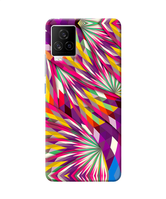 Abstract colorful print iQOO 7 Legend 5G Back Cover