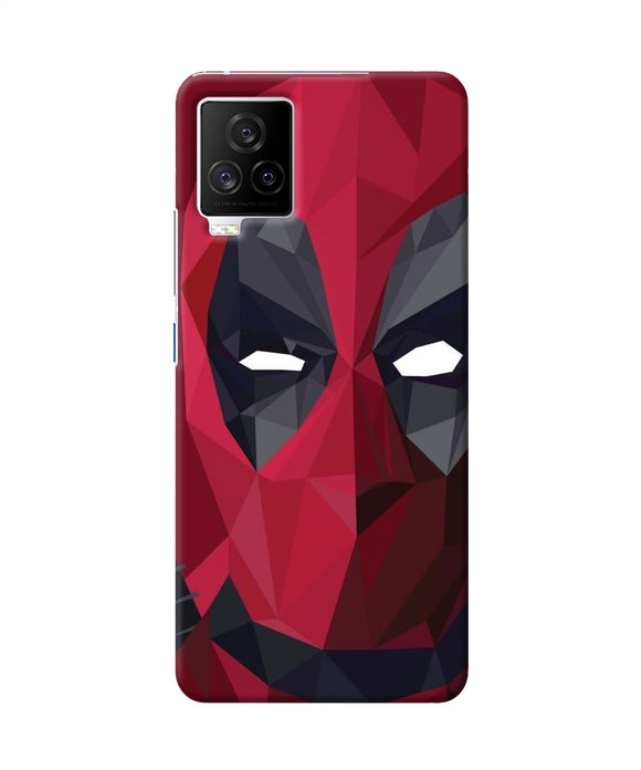 Abstract deadpool mask iQOO 7 Legend 5G Back Cover