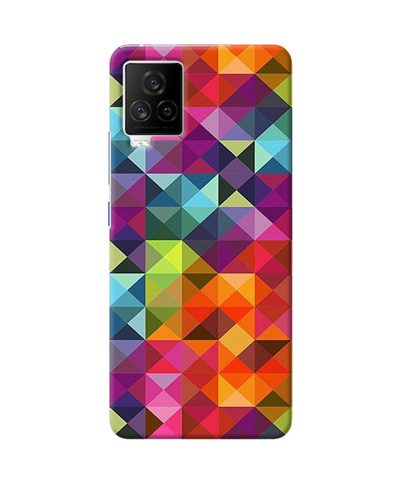 Abstract triangle pattern iQOO 7 Legend 5G Back Cover