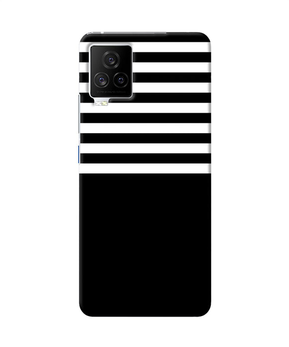 Black and white print iQOO 7 Legend 5G Back Cover