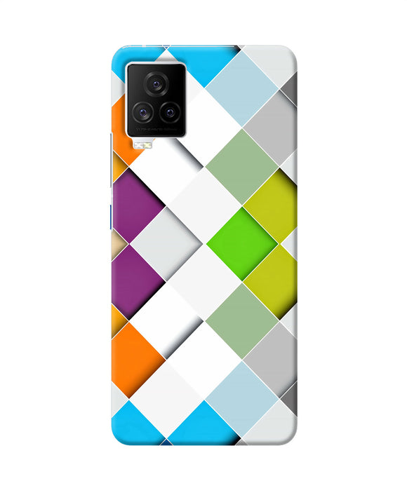 Abstract color box iQOO 7 Legend 5G Back Cover