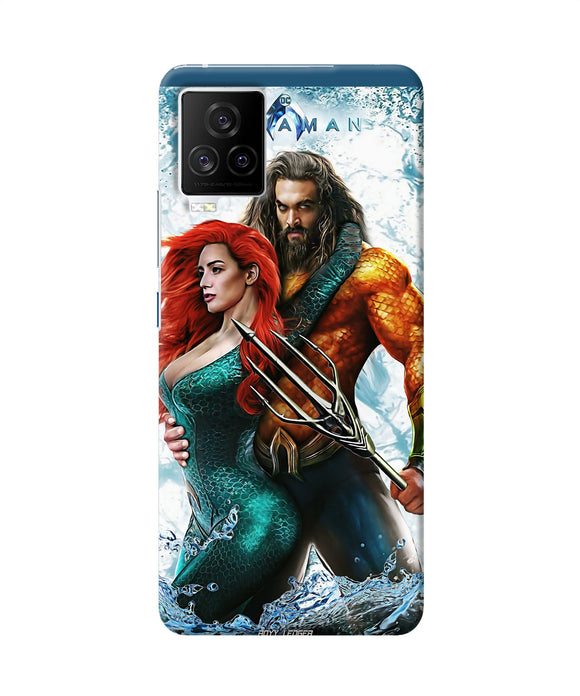 Aquaman couple water iQOO 7 Legend 5G Back Cover