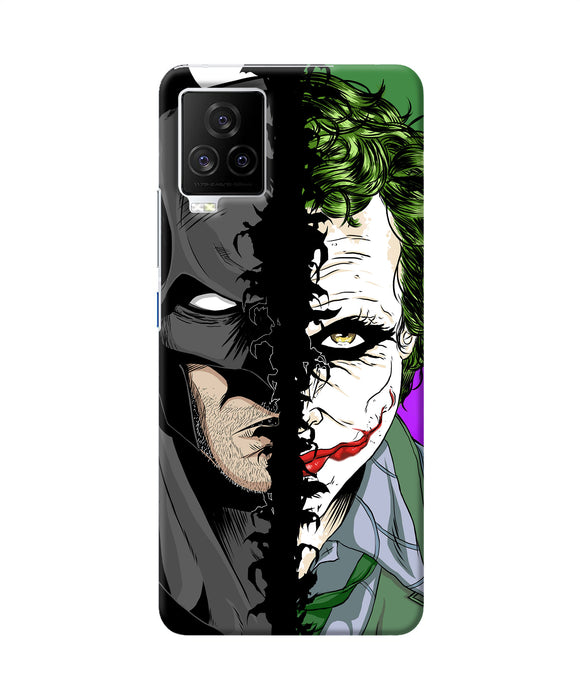 Batman vs joker half face iQOO 7 Legend 5G Back Cover