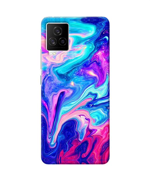 Abstract colorful water iQOO 7 Legend 5G Back Cover