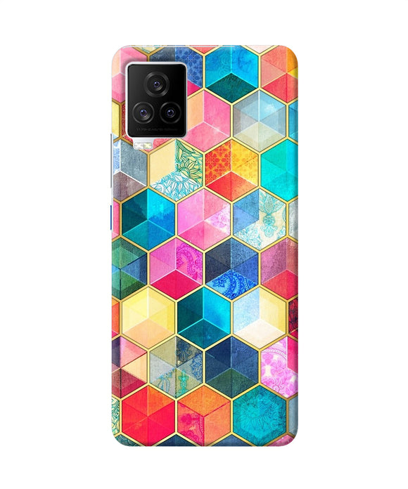 Abstract color box iQOO 7 Legend 5G Back Cover
