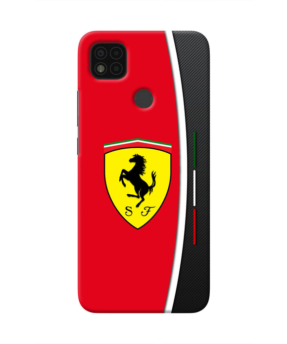 Ferrari Abstract Poco C31 Real 4D Back Cover