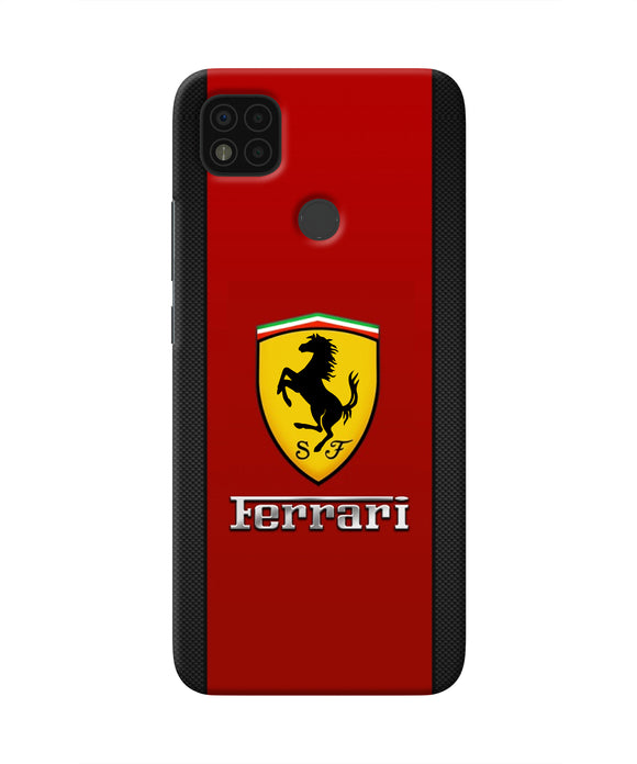 Ferrari Abstract Poco C31 Real 4D Back Cover