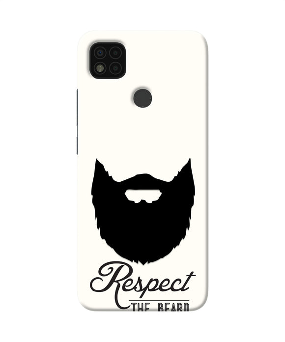 Respect the Beard Poco C31 Real 4D Back Cover