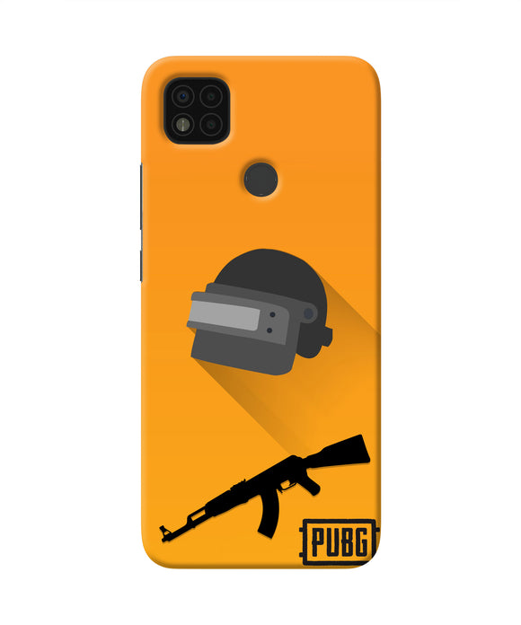 PUBG Helmet and Gun Poco C31 Real 4D Back Cover