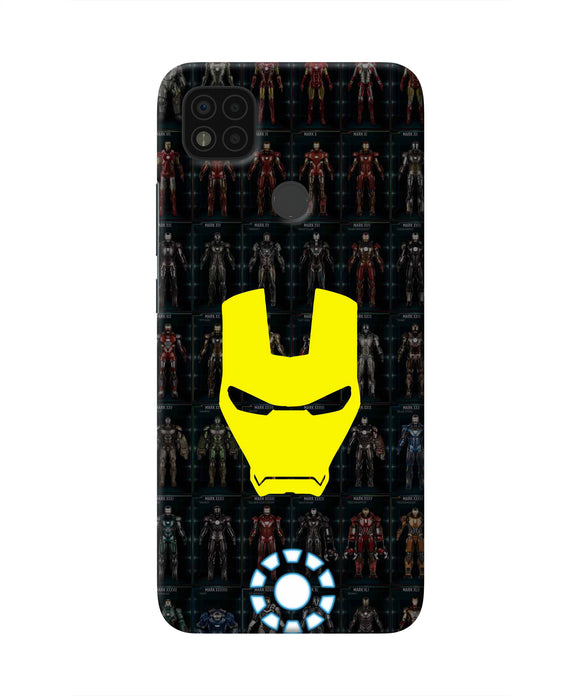 Iron Man Suit Poco C31 Real 4D Back Cover