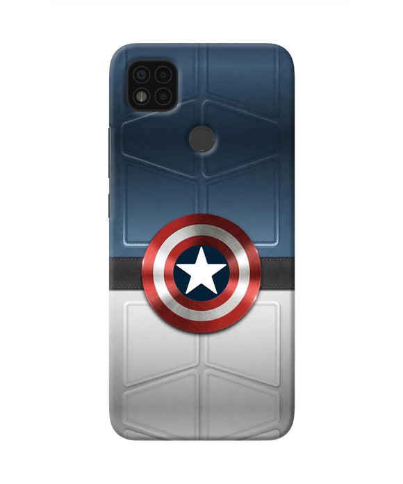 Captain America Suit Poco C31 Real 4D Back Cover