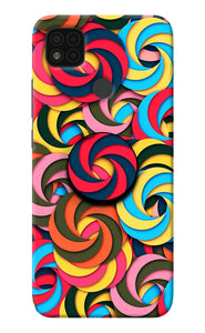 Spiral Pattern Poco C31 Pop Case