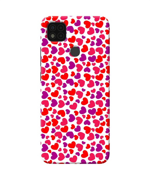 Heart print Poco C31 Back Cover