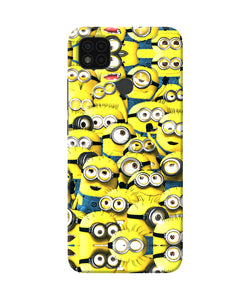 Minions mini crowd Poco C31 Back Cover