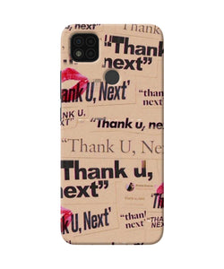 Thank you next Poco C31 Back Cover