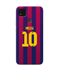 Messi 10 tshirt Poco C31 Back Cover