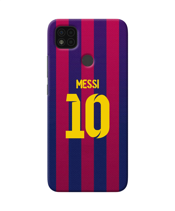 Messi 10 tshirt Poco C31 Back Cover