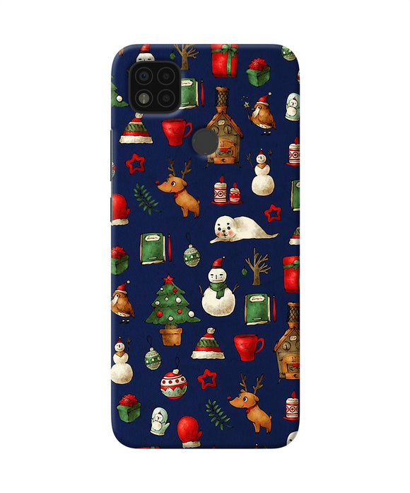 Canvas christmas print Poco C31 Back Cover