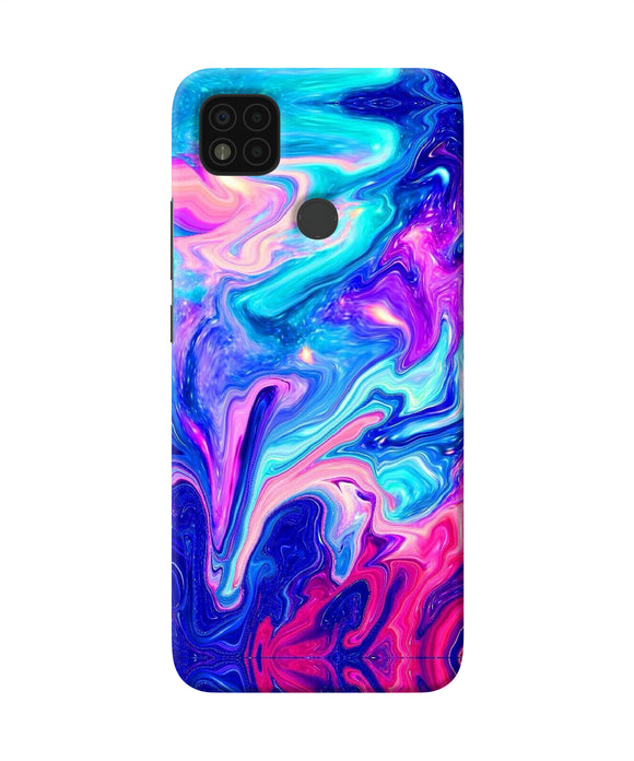 Abstract colorful water Poco C31 Back Cover