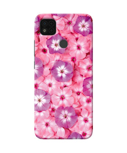 Natural pink flower Poco C31 Back Cover