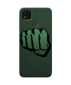 Hulk smash logo Poco C31 Back Cover