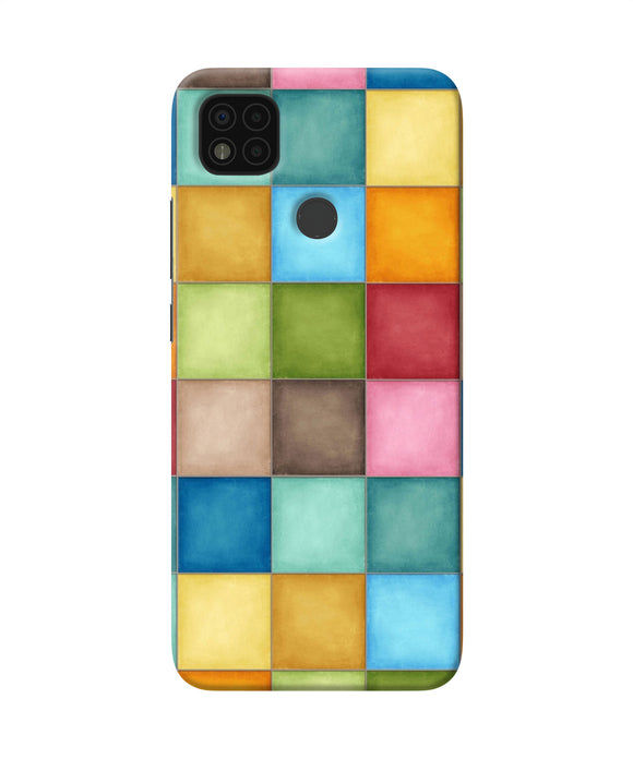 Abstract colorful squares Poco C31 Back Cover