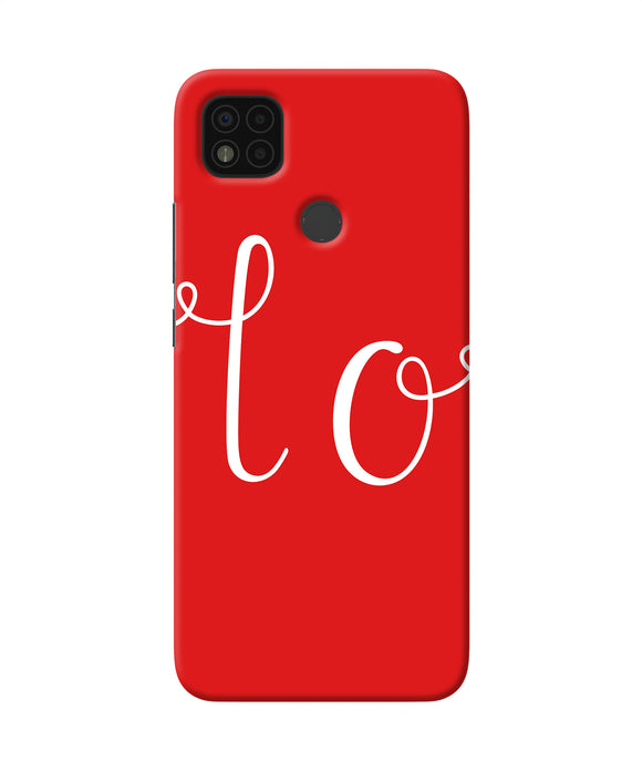 Love one Poco C31 Back Cover