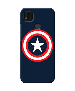 Captain america logo Poco C31 Back Cover