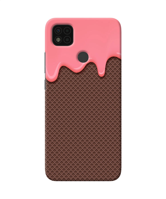 Waffle cream biscuit Poco C31 Back Cover