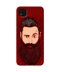 Beardo character Poco C31 Back Cover