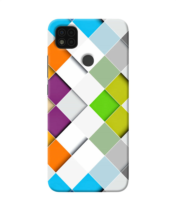 Abstract color box Poco C31 Back Cover