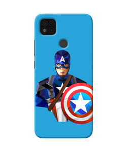 Captain america character Poco C31 Back Cover