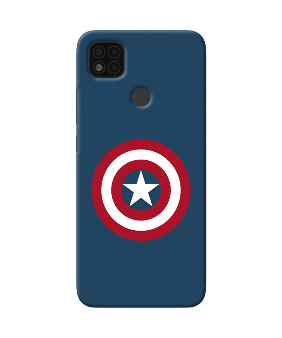 Captain america logo Poco C31 Back Cover