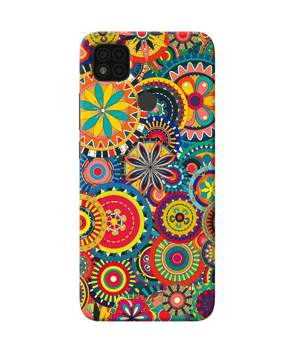 Colorful circle pattern Poco C31 Back Cover