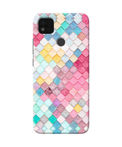 Colorful fish skin Poco C31 Back Cover