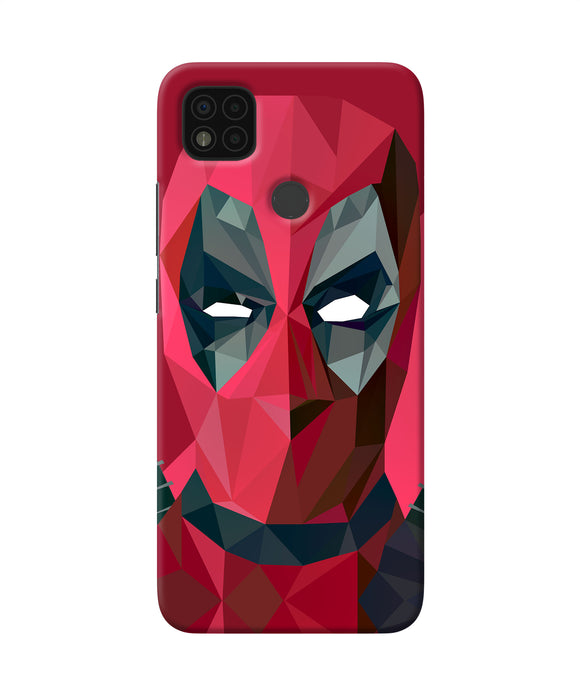 Abstract deadpool full mask Poco C31 Back Cover