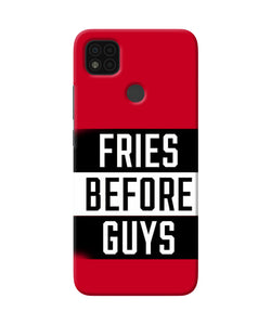 Fries before guys quote Poco C31 Back Cover