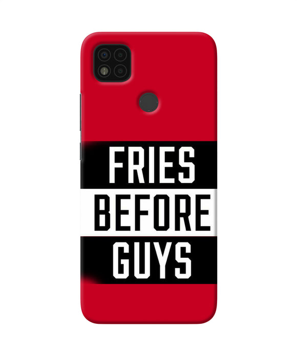 Fries before guys quote Poco C31 Back Cover