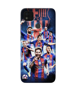 Messi FCB team Poco C31 Back Cover