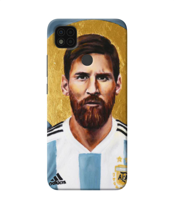 Messi face Poco C31 Back Cover