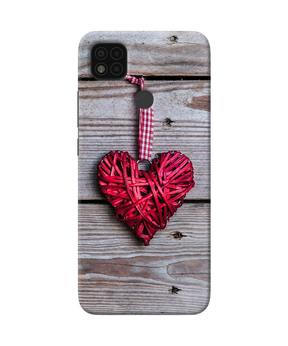 Lace heart Poco C31 Back Cover