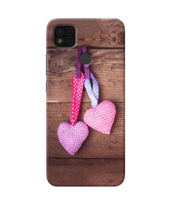 Two gift hearts Poco C31 Back Cover