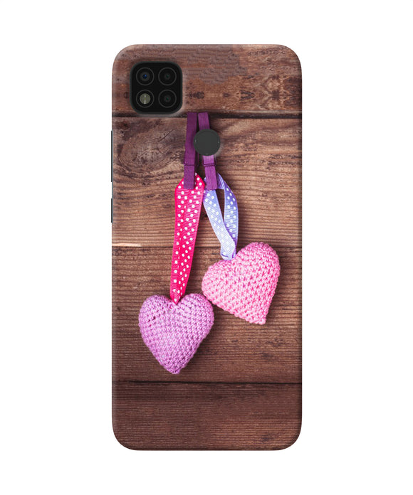Two gift hearts Poco C31 Back Cover