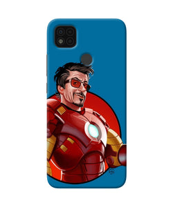 Ironman animate Poco C31 Back Cover