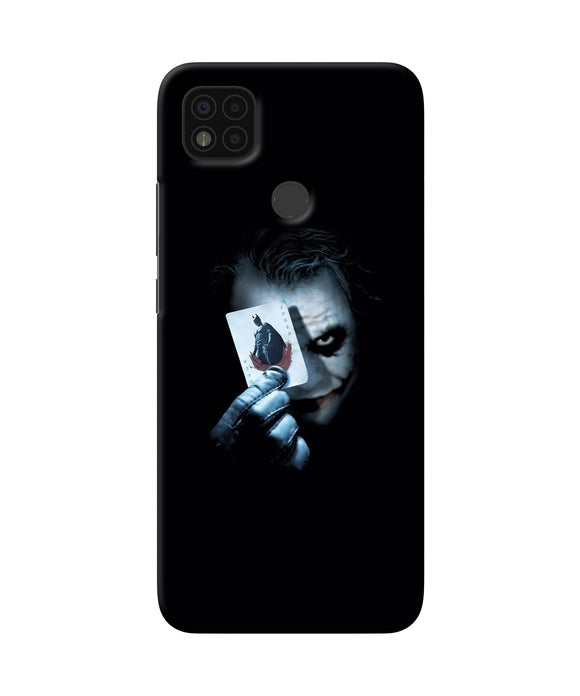 Joker dark knight card Poco C31 Back Cover